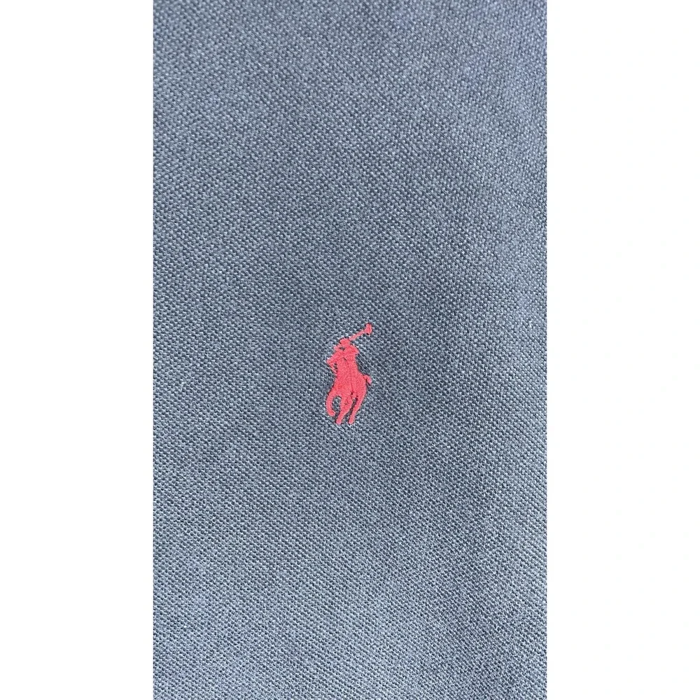 Polo Ralph Lauren Polo Shirt Mens Large Black‎ Red Pony Cotton Hong Kong